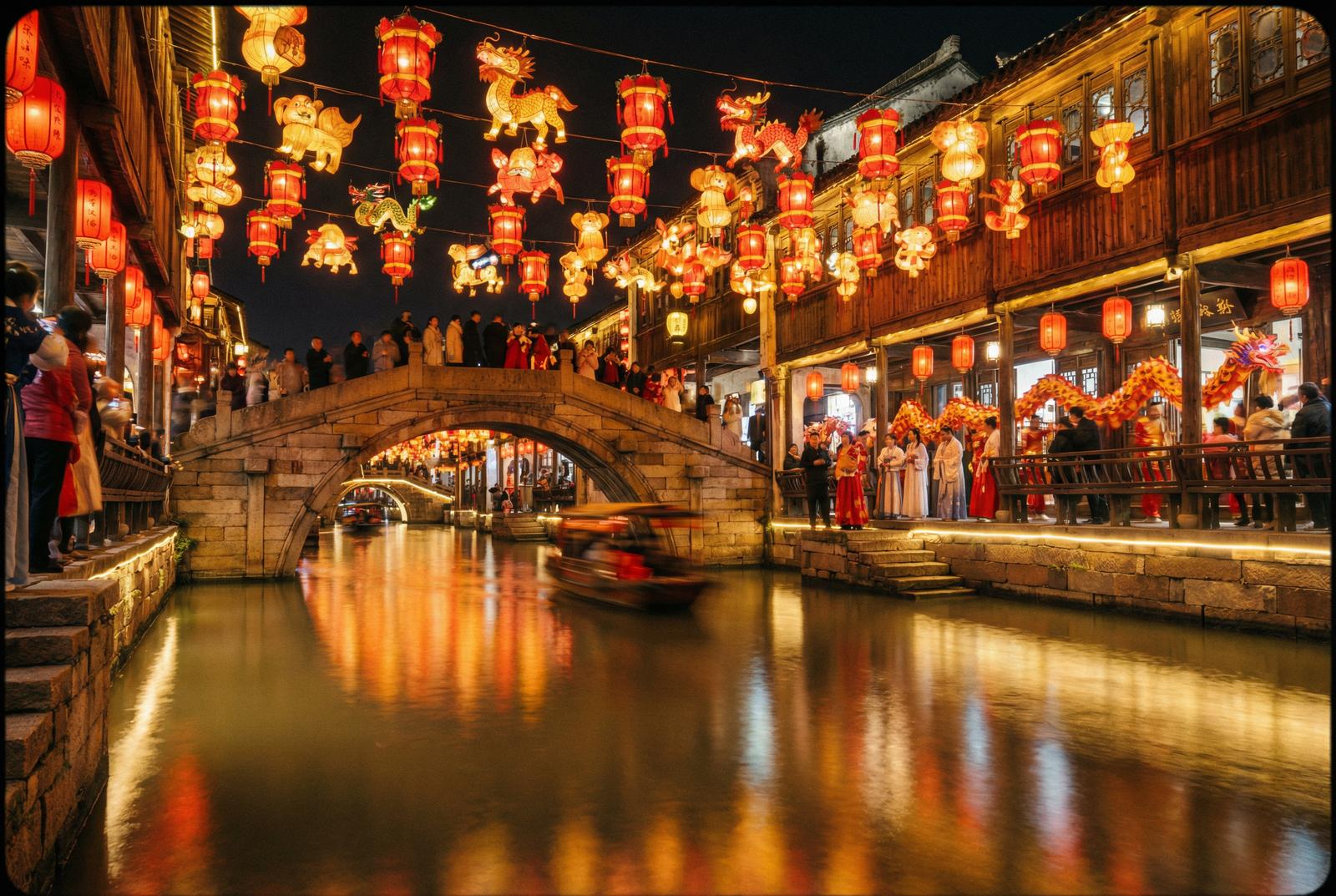 女神视频夜景灯会视频
